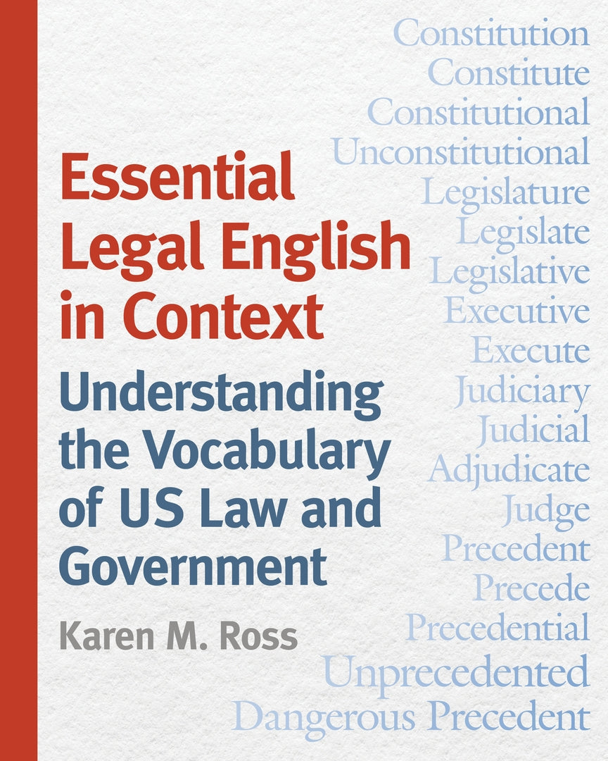 Cover image for Essential Legal English in Context ISBN 9781479831678