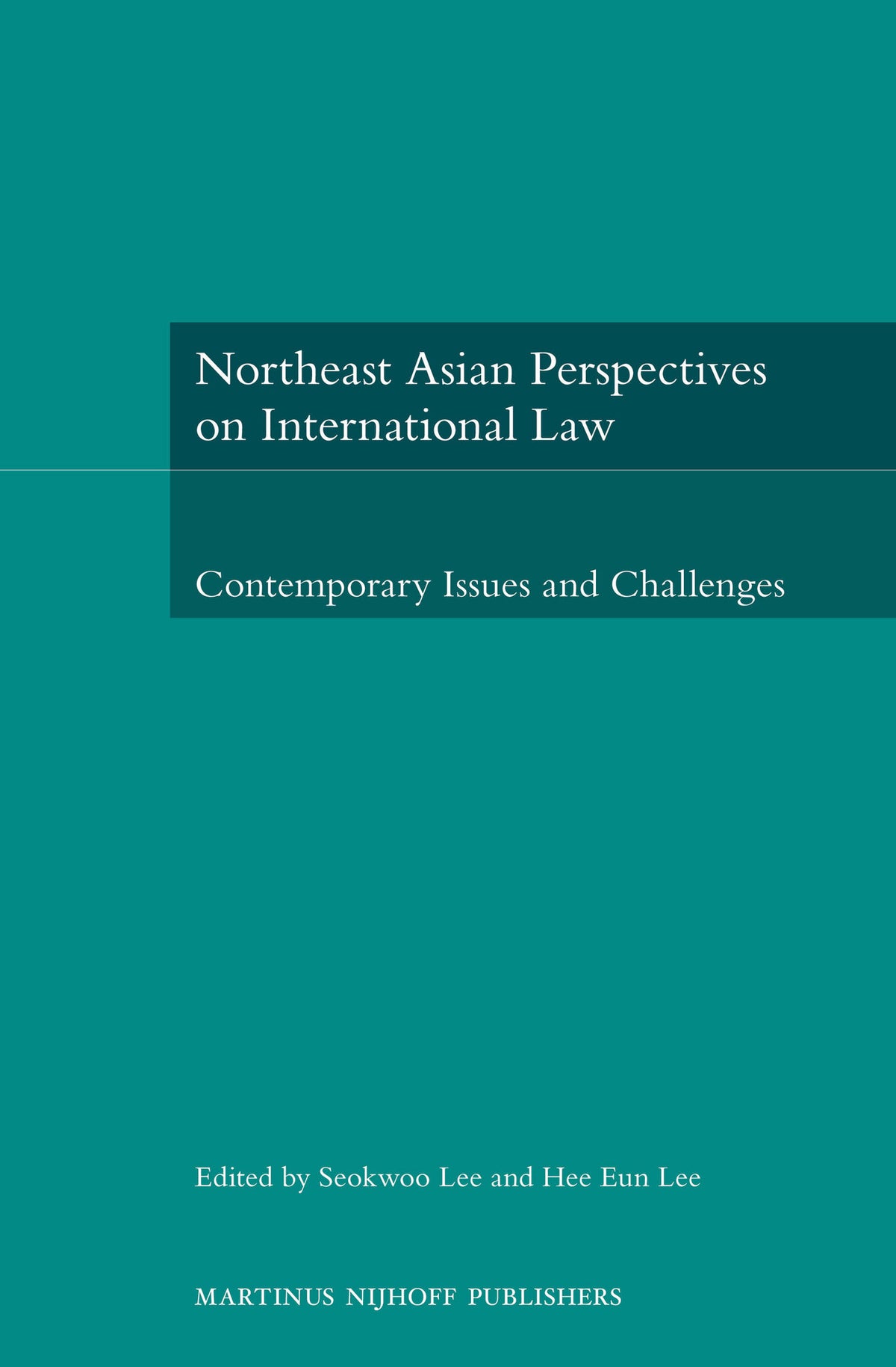 Cover image for Northeast Asian Perspectives on International Law ISBN 9789004257085