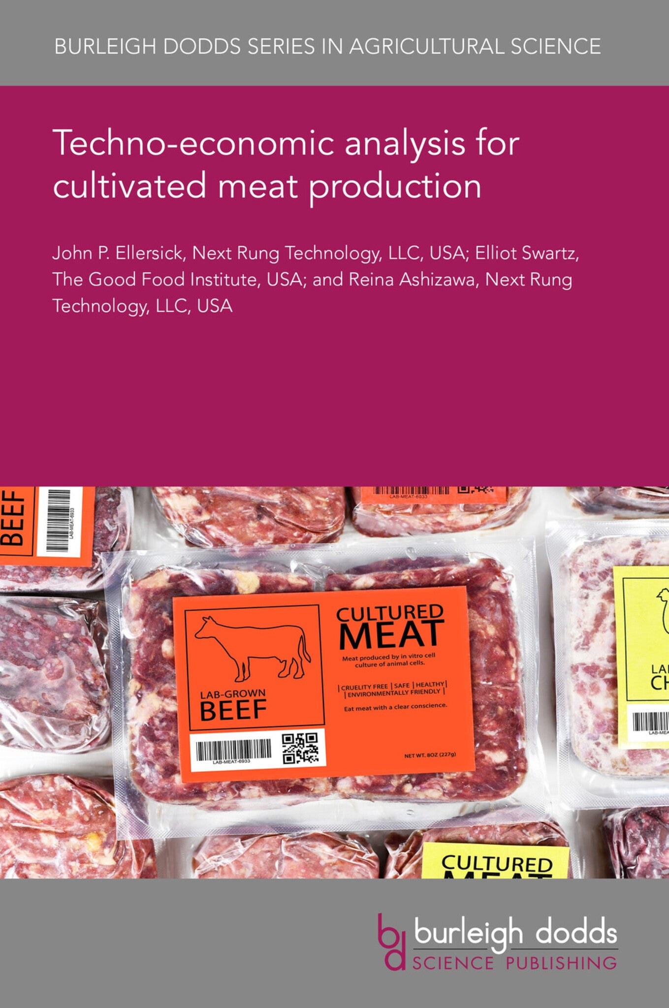 Cover image for Techno-economic analysis for cultivated meat production ISBN 9781801469838