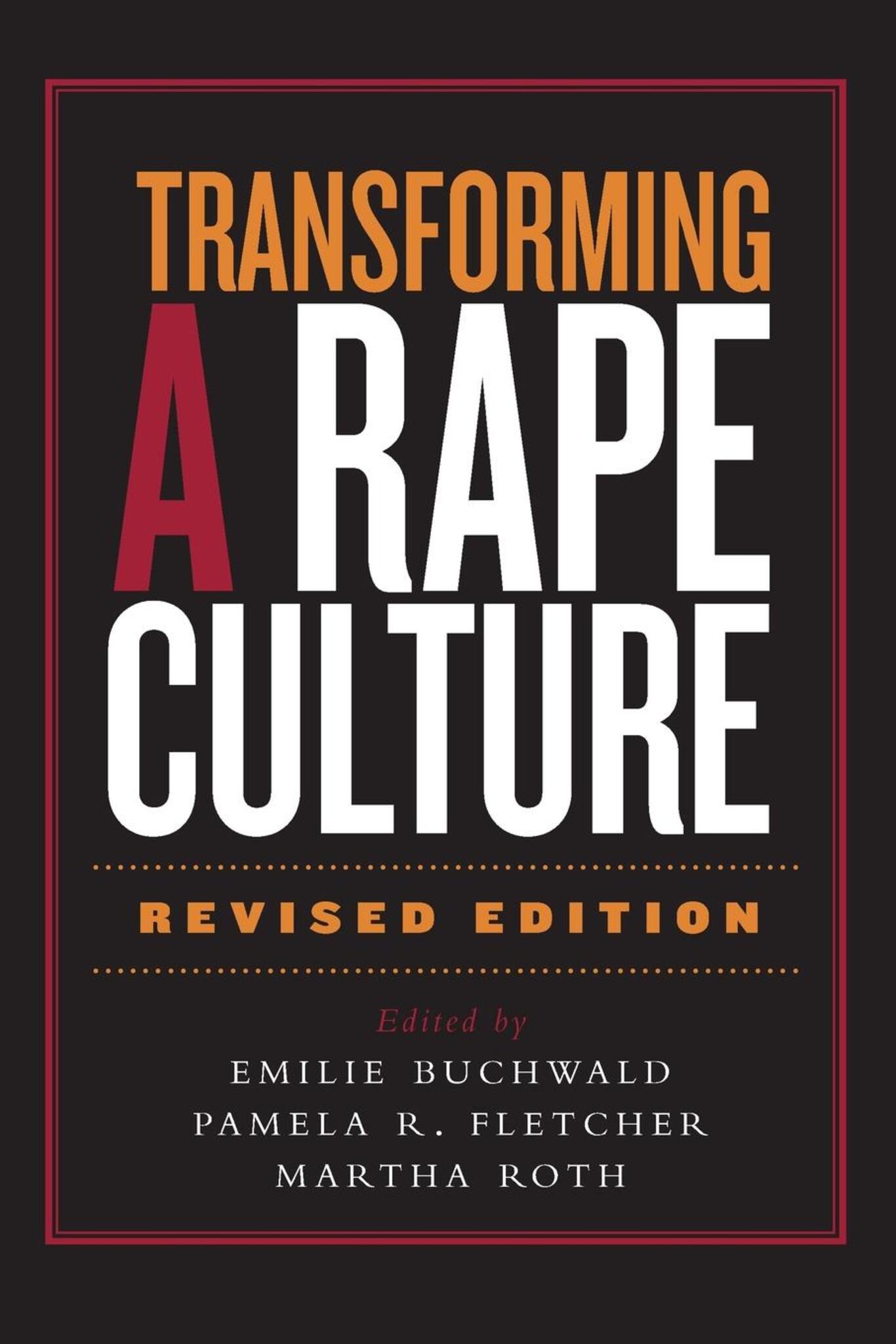 Cover image for Transforming a Rape Culture ISBN 9781571312693