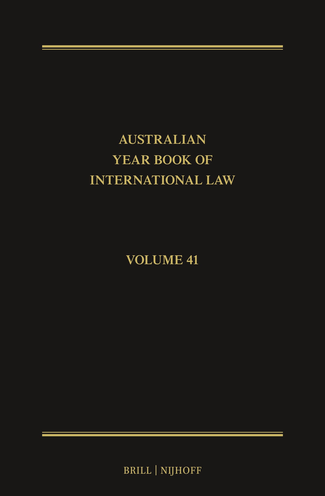The Australian Year Book of International Law