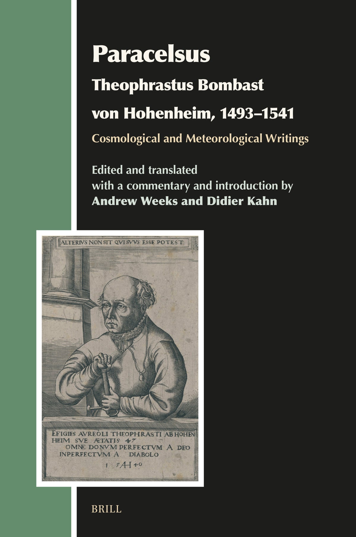 Cover image for Paracelsus (Theophrastus Bombast von Hohenheim, 1493–1541), Cosmological and Meteorological Writings ISBN 9789004694194
