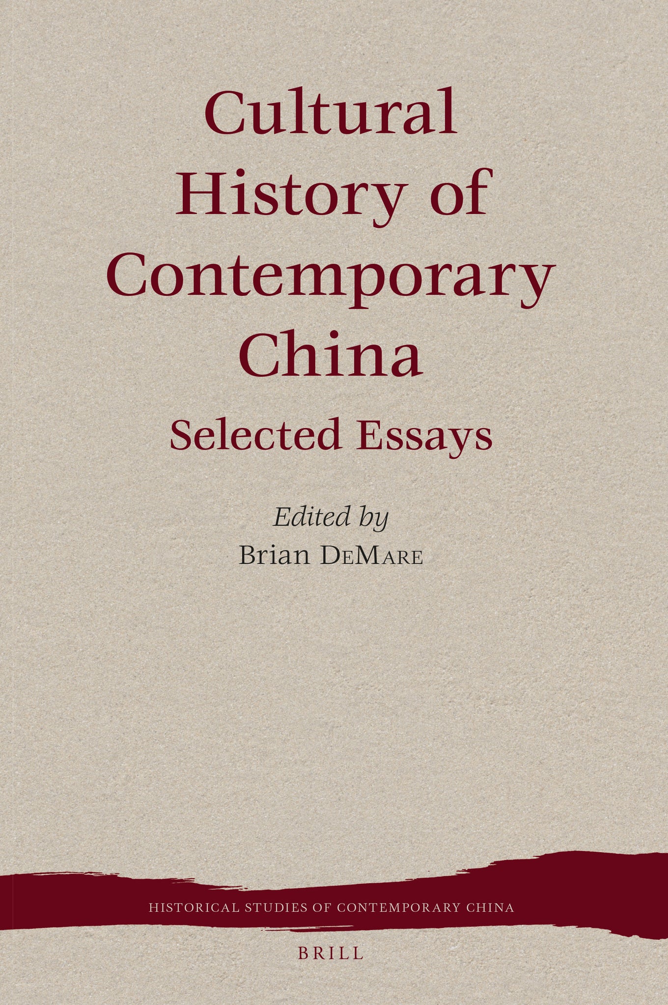 Cultural History of Contemporary China