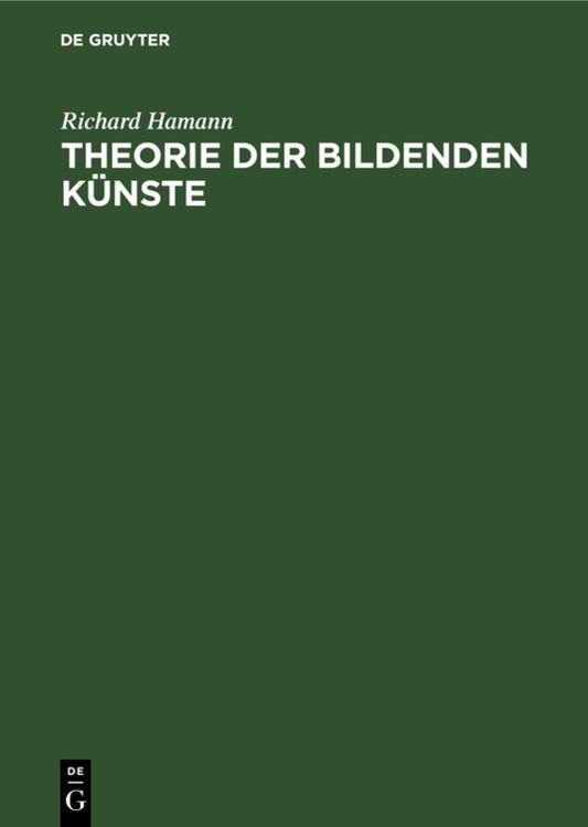 Theorie der bildenden Künste