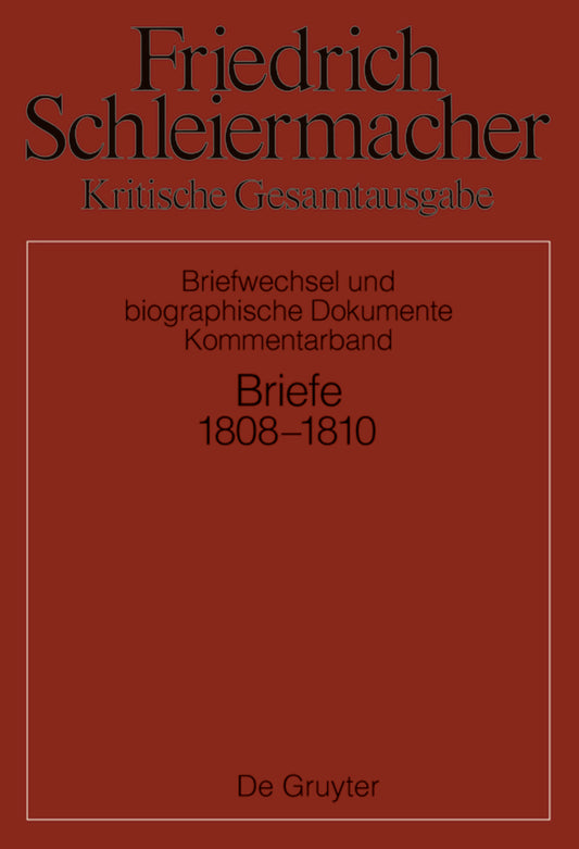 Briefwechsel 1808-1810