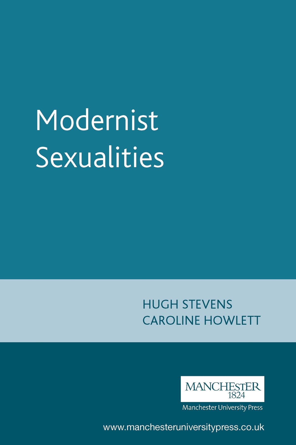 Cover image for Modernist Sexualities ISBN 9780719051616