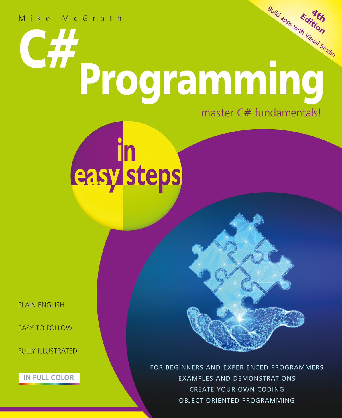 Cover image for C# Programming in easy steps ISBN 9781787910386