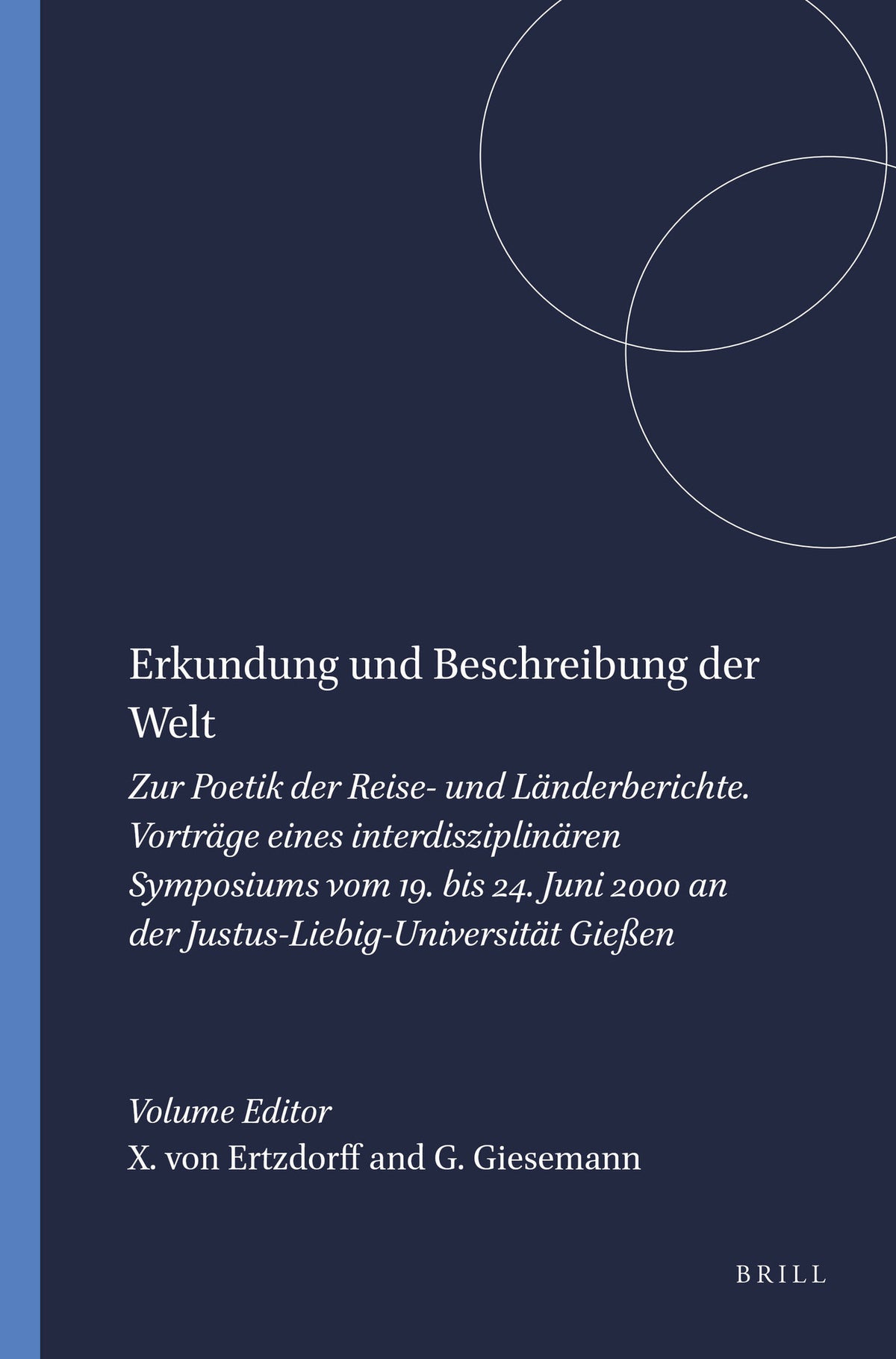 Cover image for Erkundung und Beschreibung der Welt ISBN 9789042009943