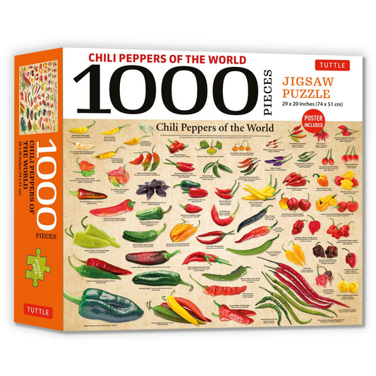 Chili Peppers of the World - 1000 Piece Jigsaw Puzzle