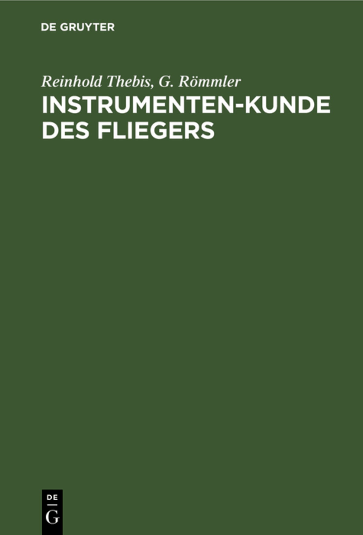 Instrumenten-Kunde des Fliegers