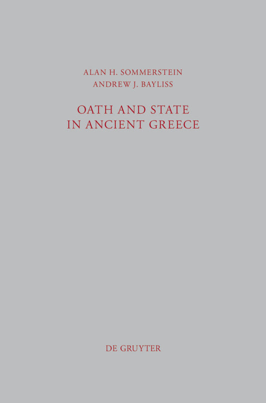 Oath and State in Ancient Greece