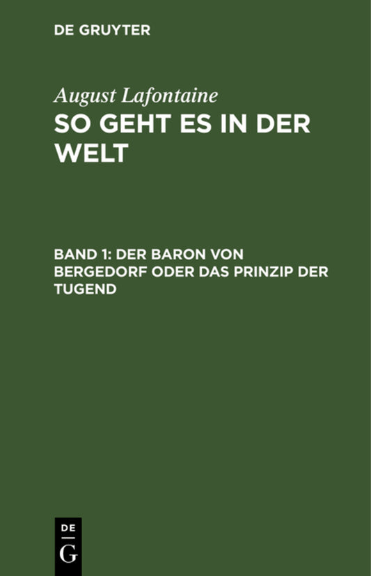 Der Baron von Bergedorf oder das Prinzip der Tugend