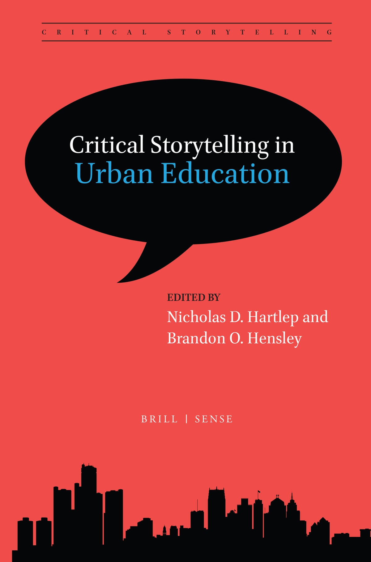 Cover image for Critical Storytelling in Urban Education ISBN 9789004415690