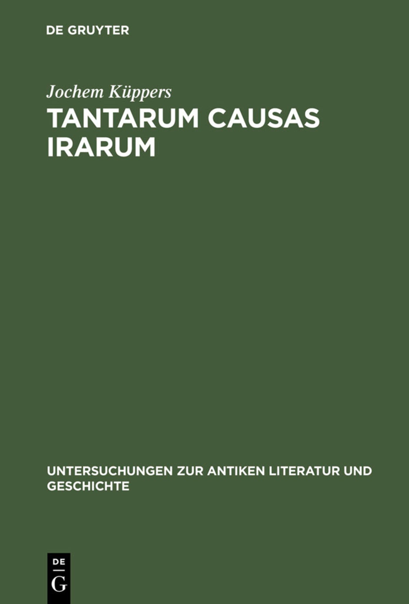 Tantarum causas irarum