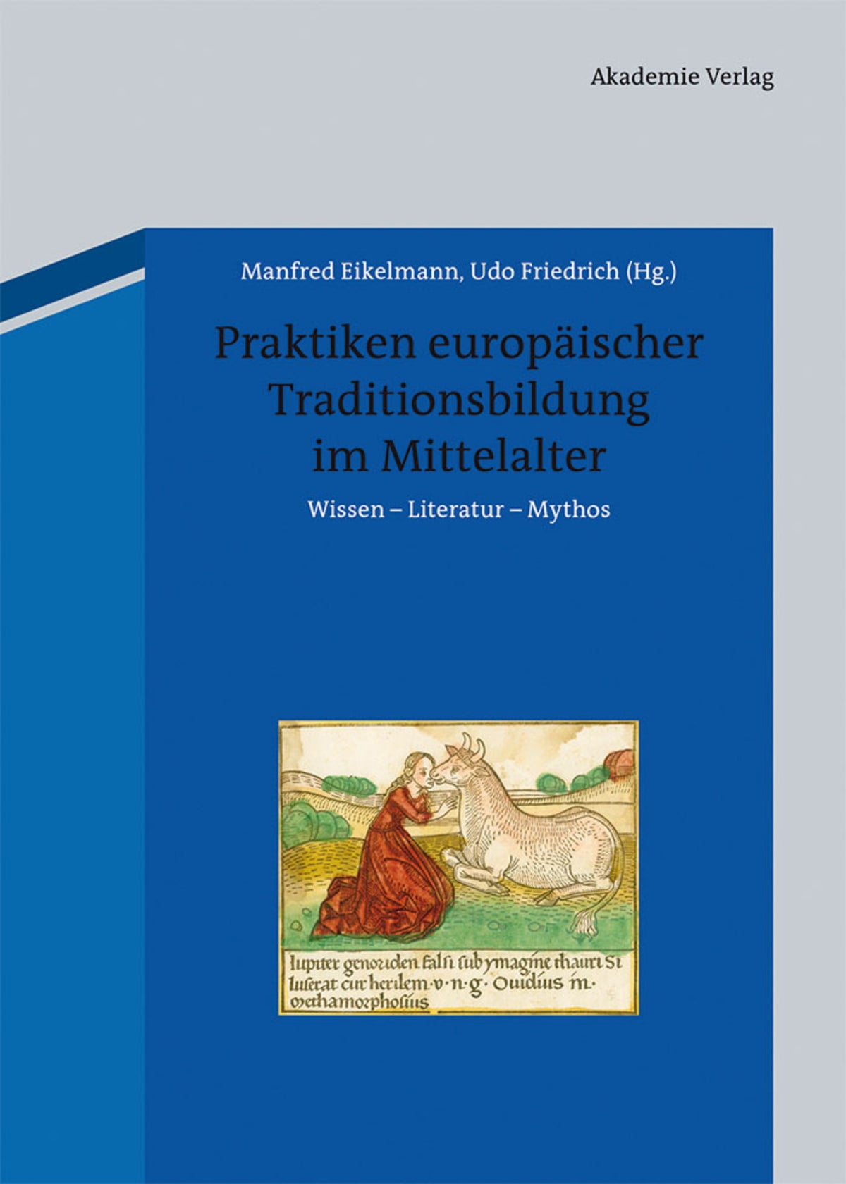 Cover image for Praktiken europäischer Traditionsbildung im Mittelalter ISBN 9783050052069