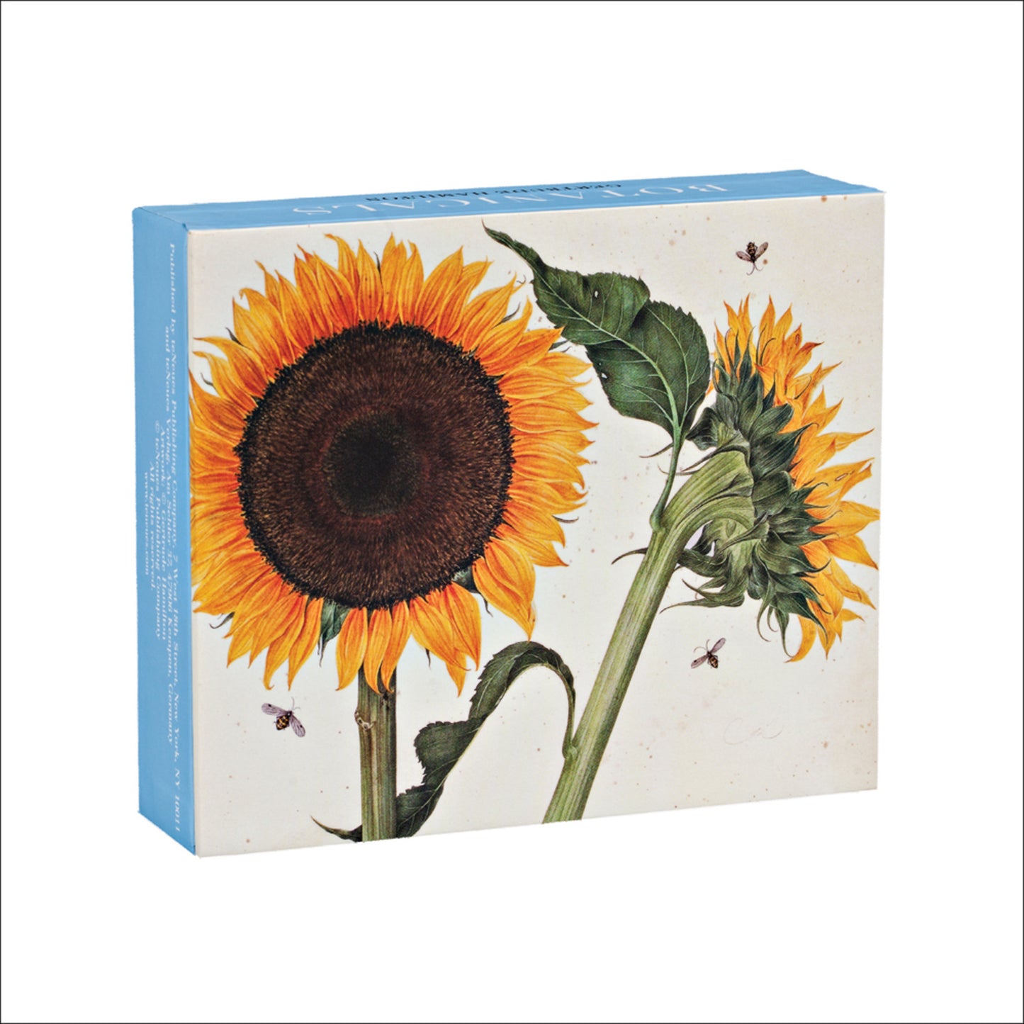 teNeues - QuickNotes: Botanicals Full Color Notecards, 20 Notecards, 20 White Envelopes, Keepsake Box, Magnetic Closure