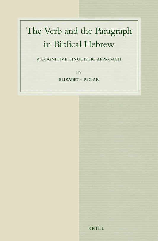 The Verb and the Paragraph in Biblical Hebrew