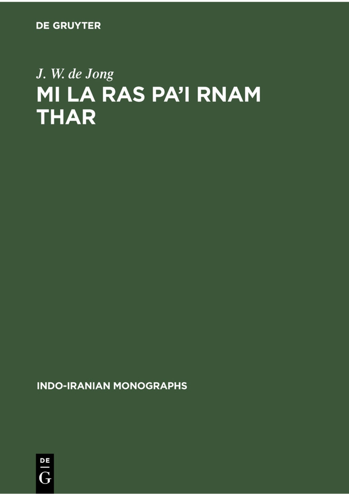 Mi la ras pa’i rnam thar