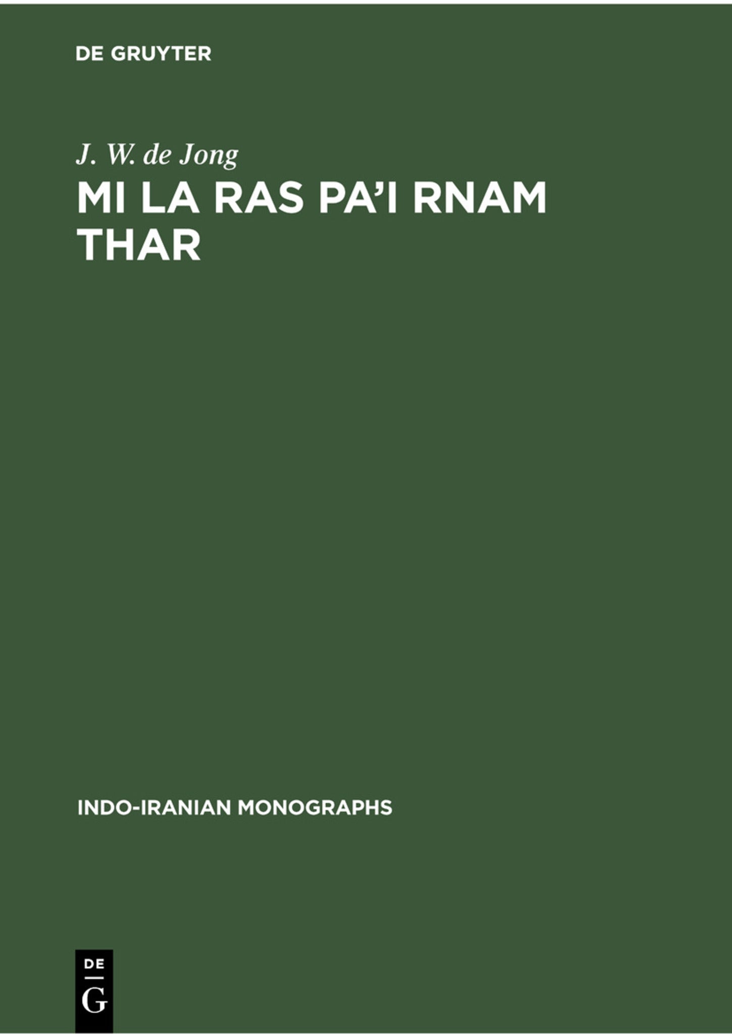 Mi la ras pa’i rnam thar