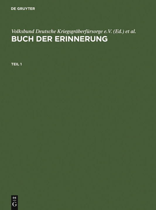Buch der Erinnerung
