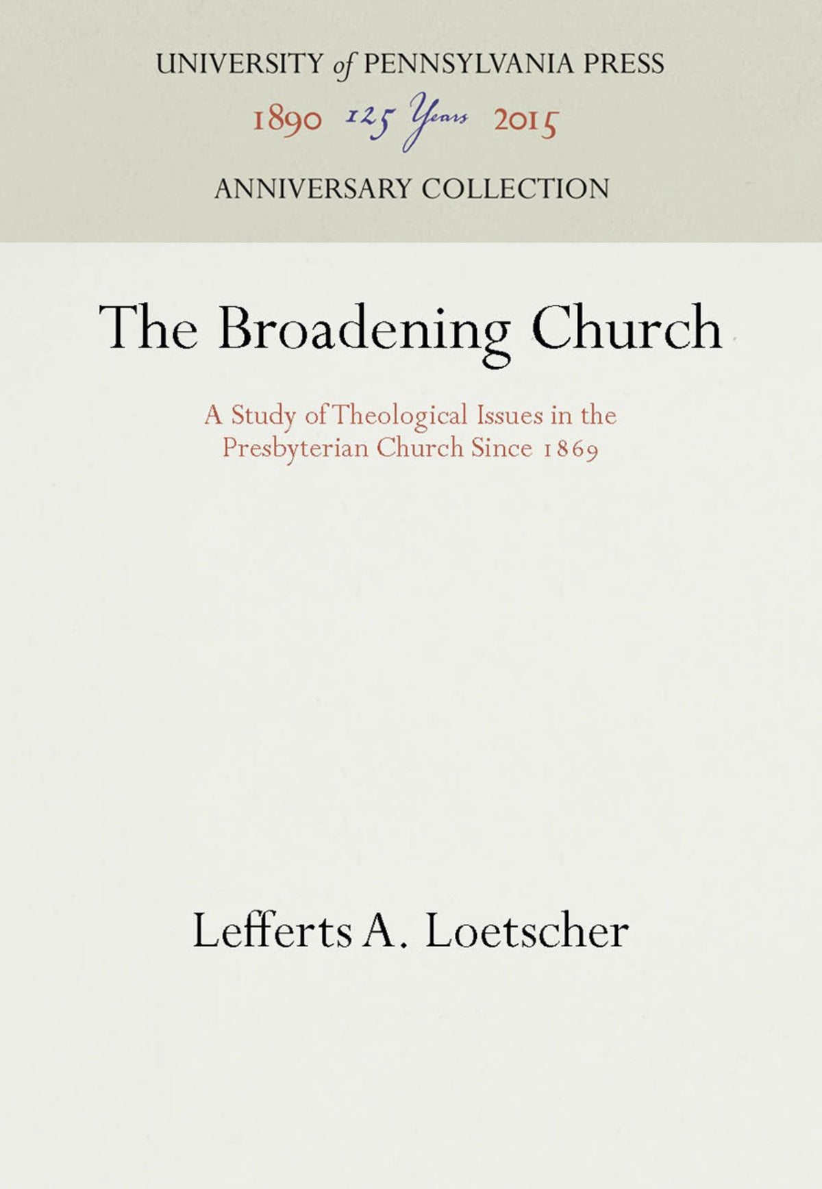 The Broadening Church