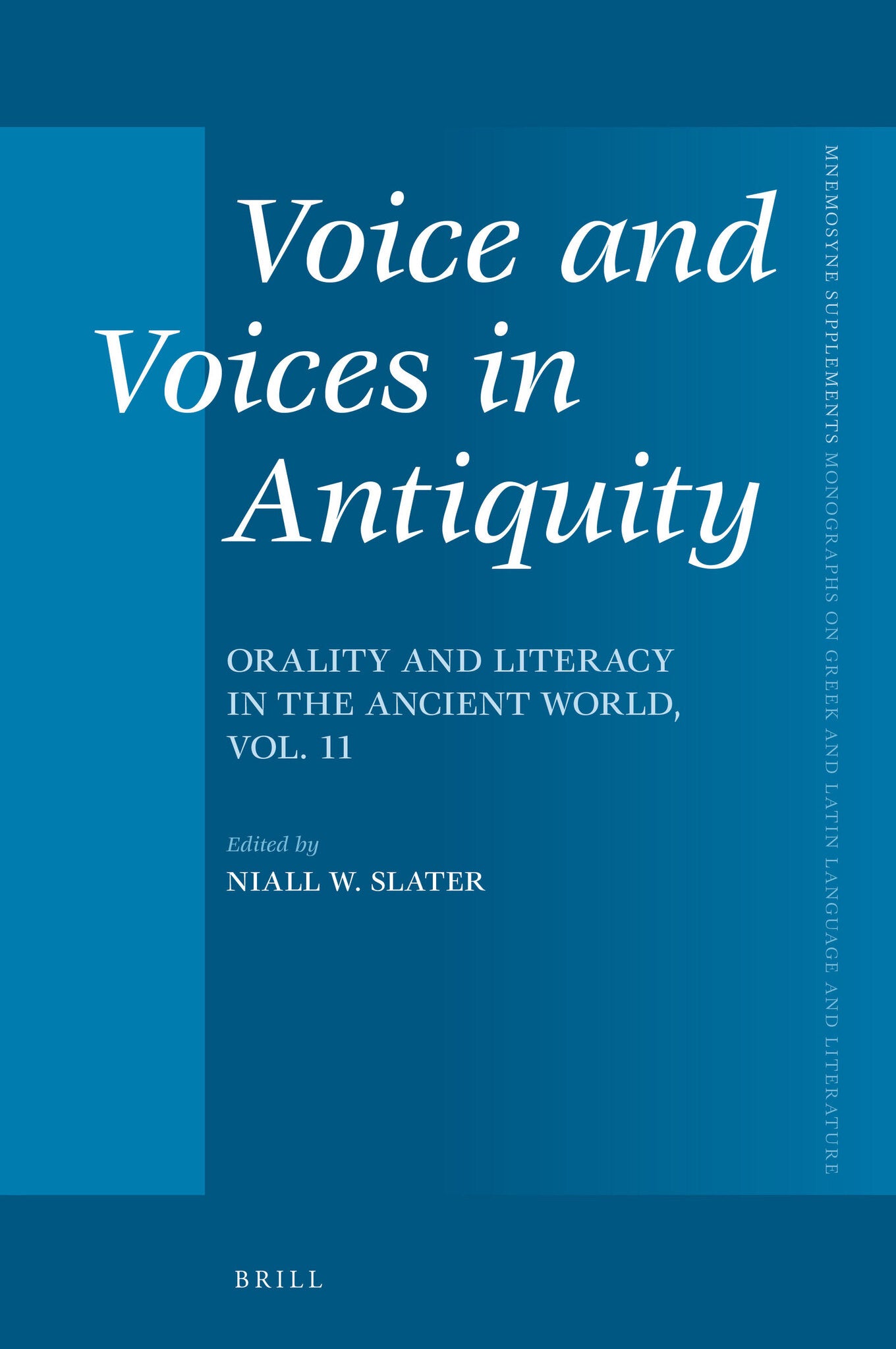 Cover image for Voice and Voices in Antiquity ISBN 9789004327306