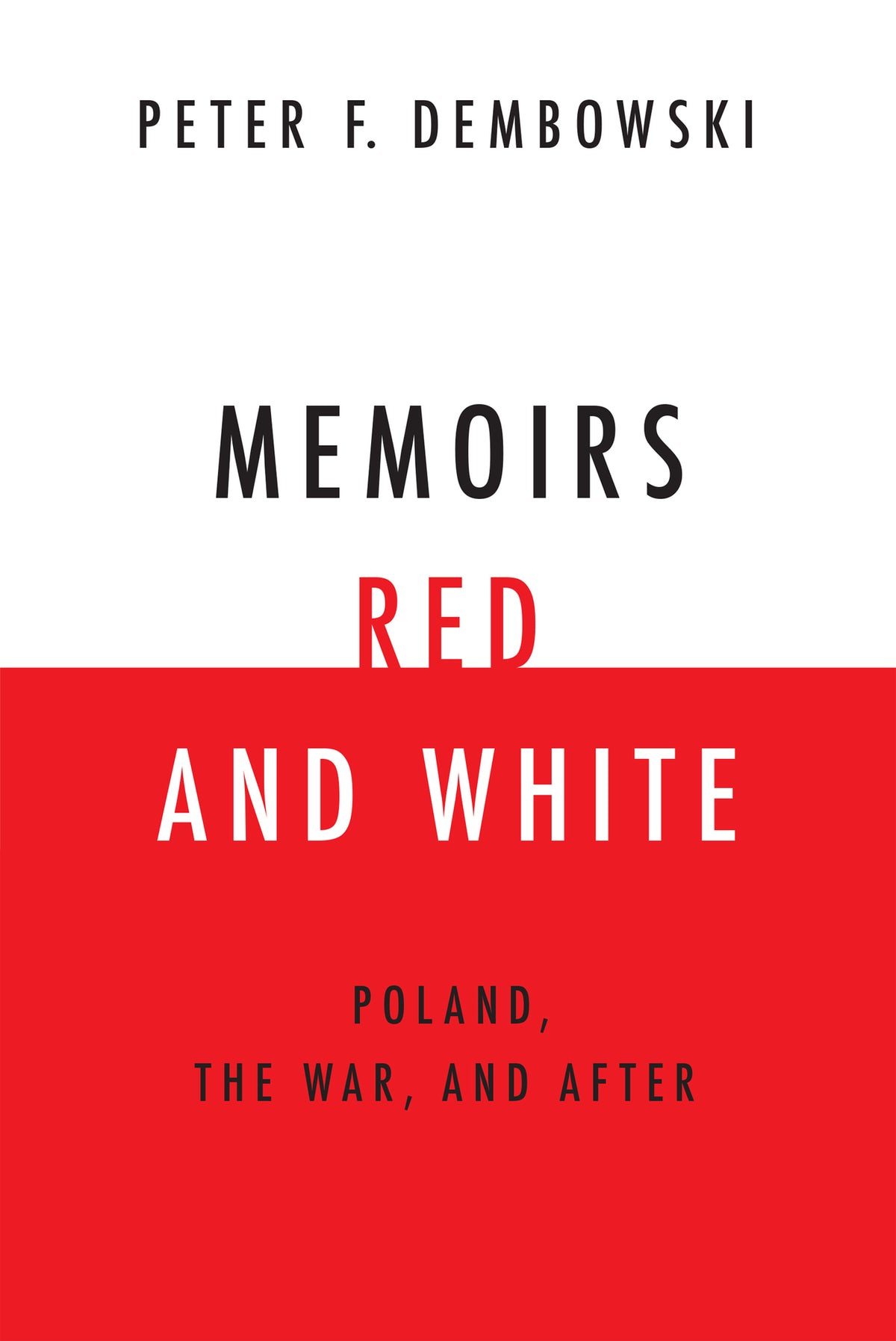 Cover image for Memoirs Red and White ISBN 9780268026202