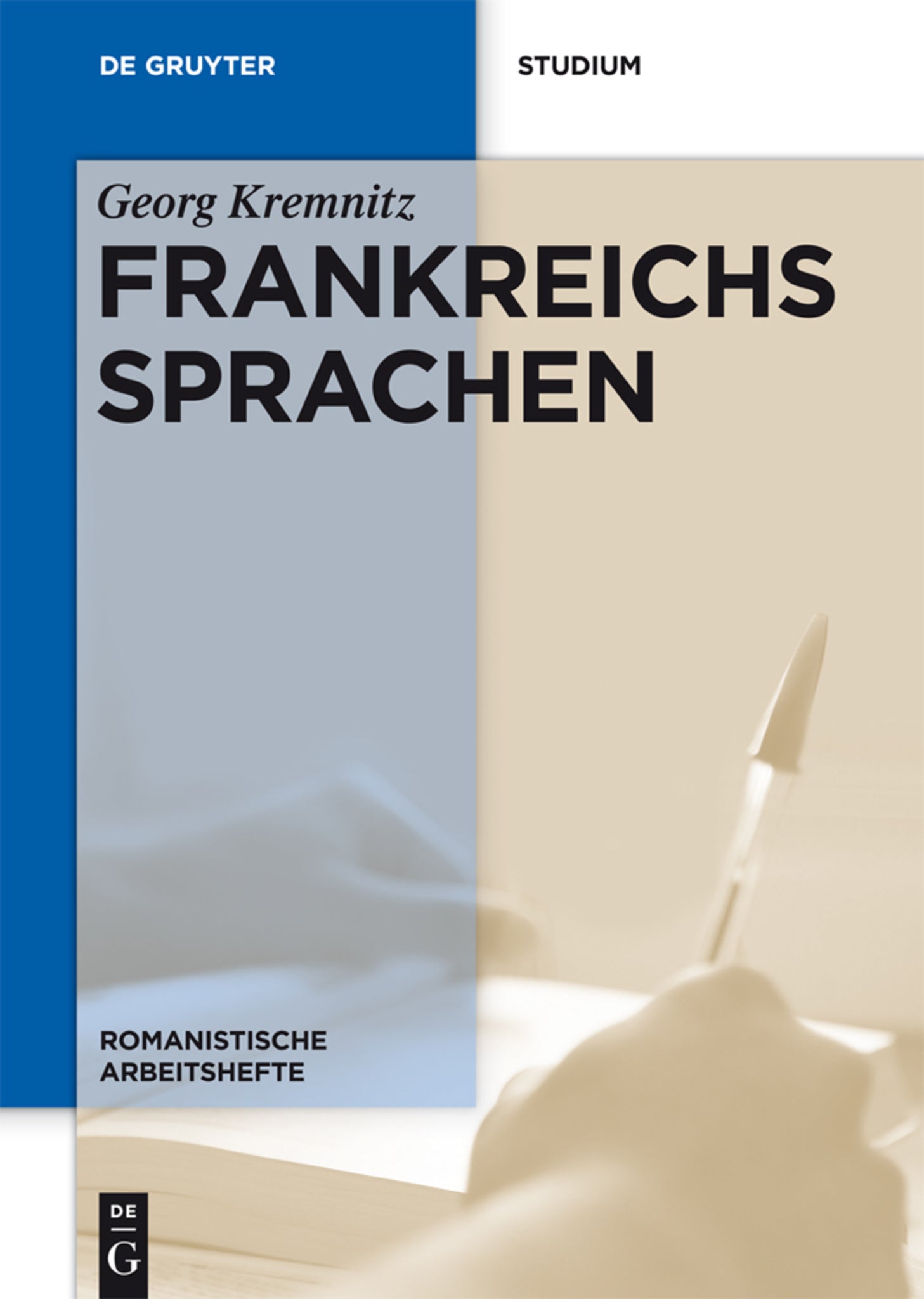 Cover image for Frankreichs Sprachen ISBN 9783110357622