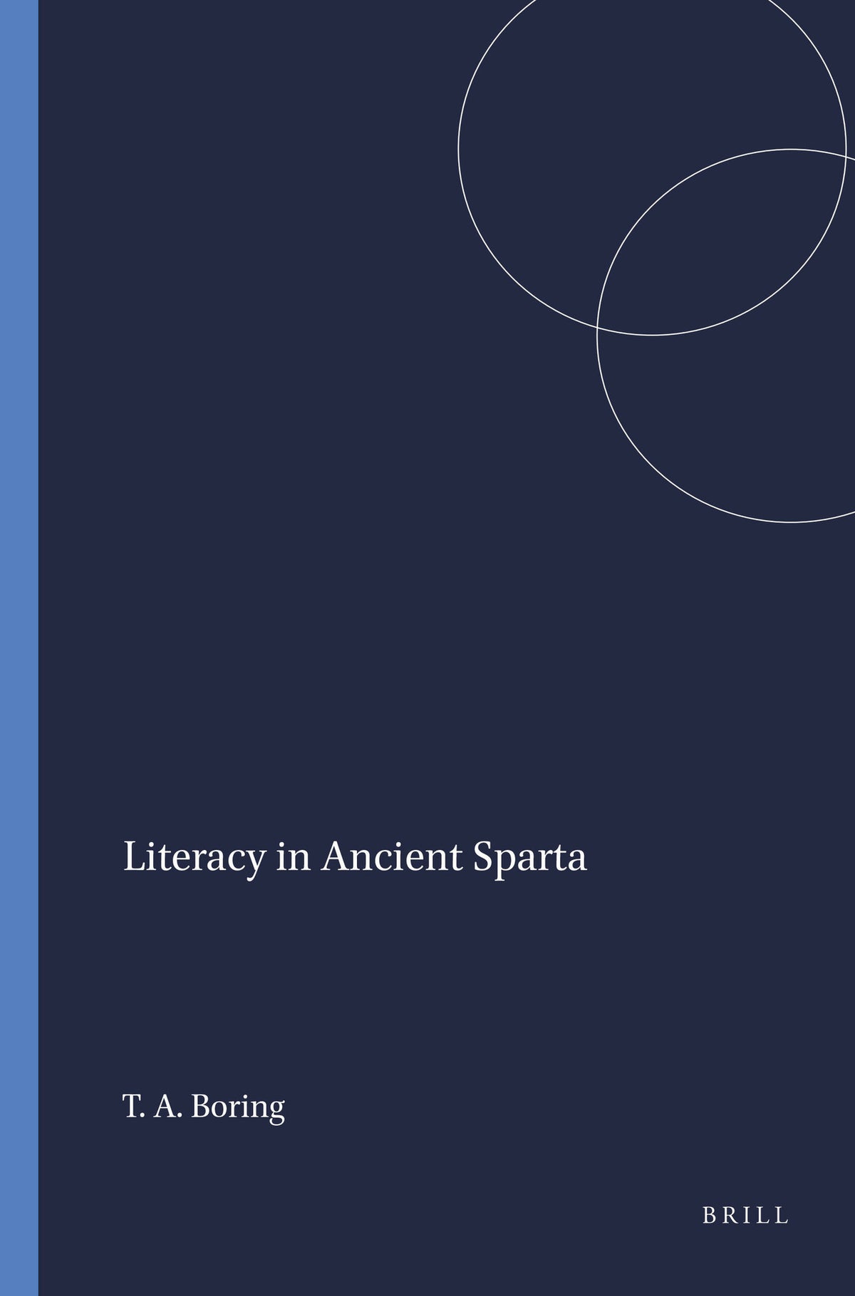 Cover image for Literacy in Ancient Sparta ISBN 9789004059719