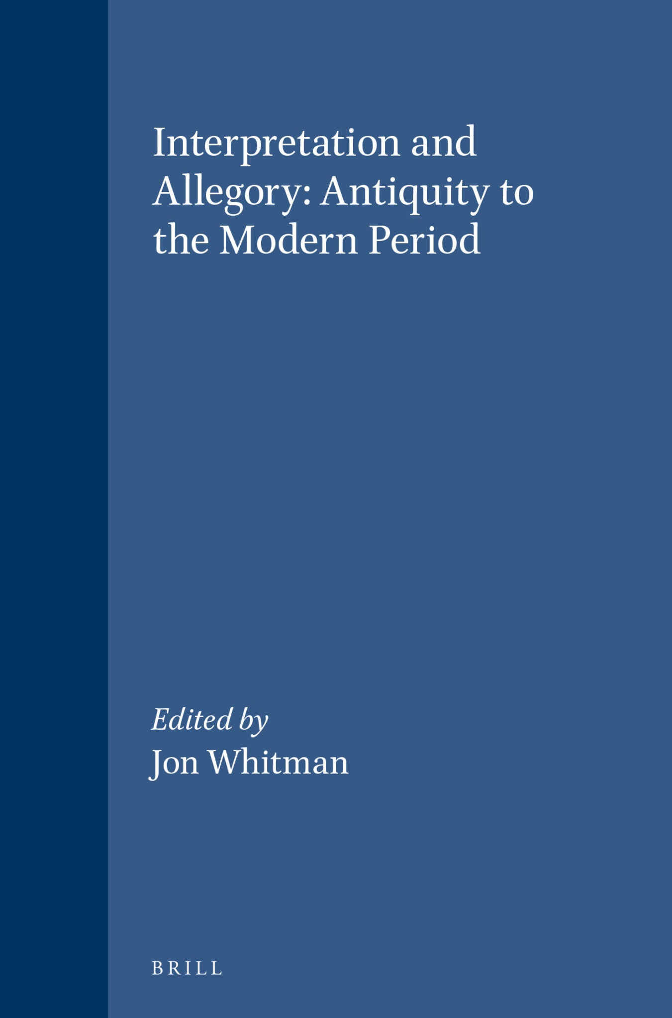 Interpretation and Allegory