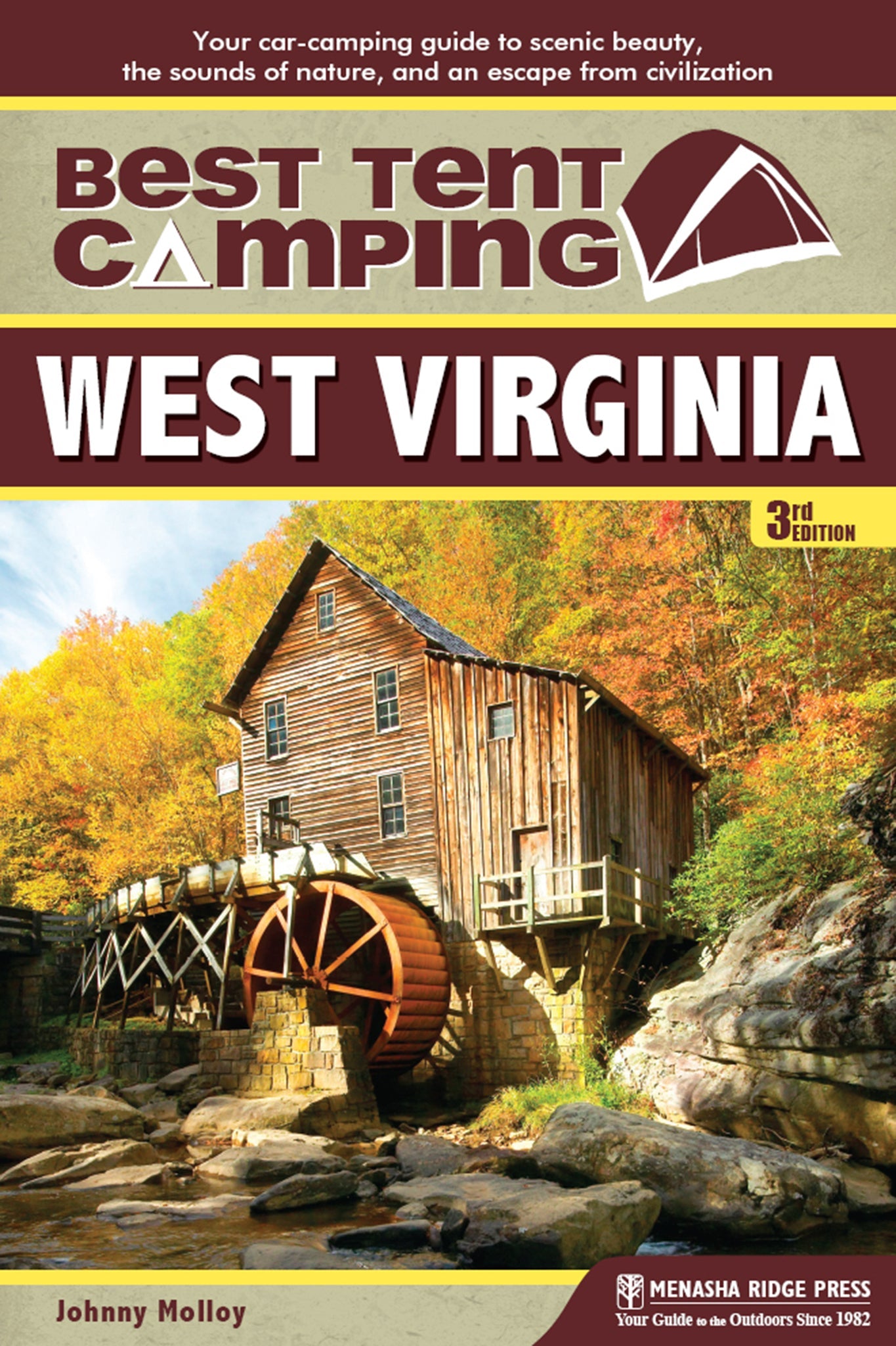 Cover image for Best Tent Camping: West Virginia ISBN 9780897324977