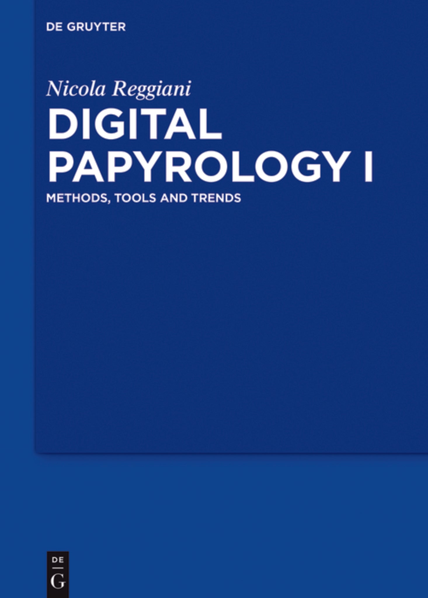 Cover image for Digital Papyrology I ISBN 9783110538519