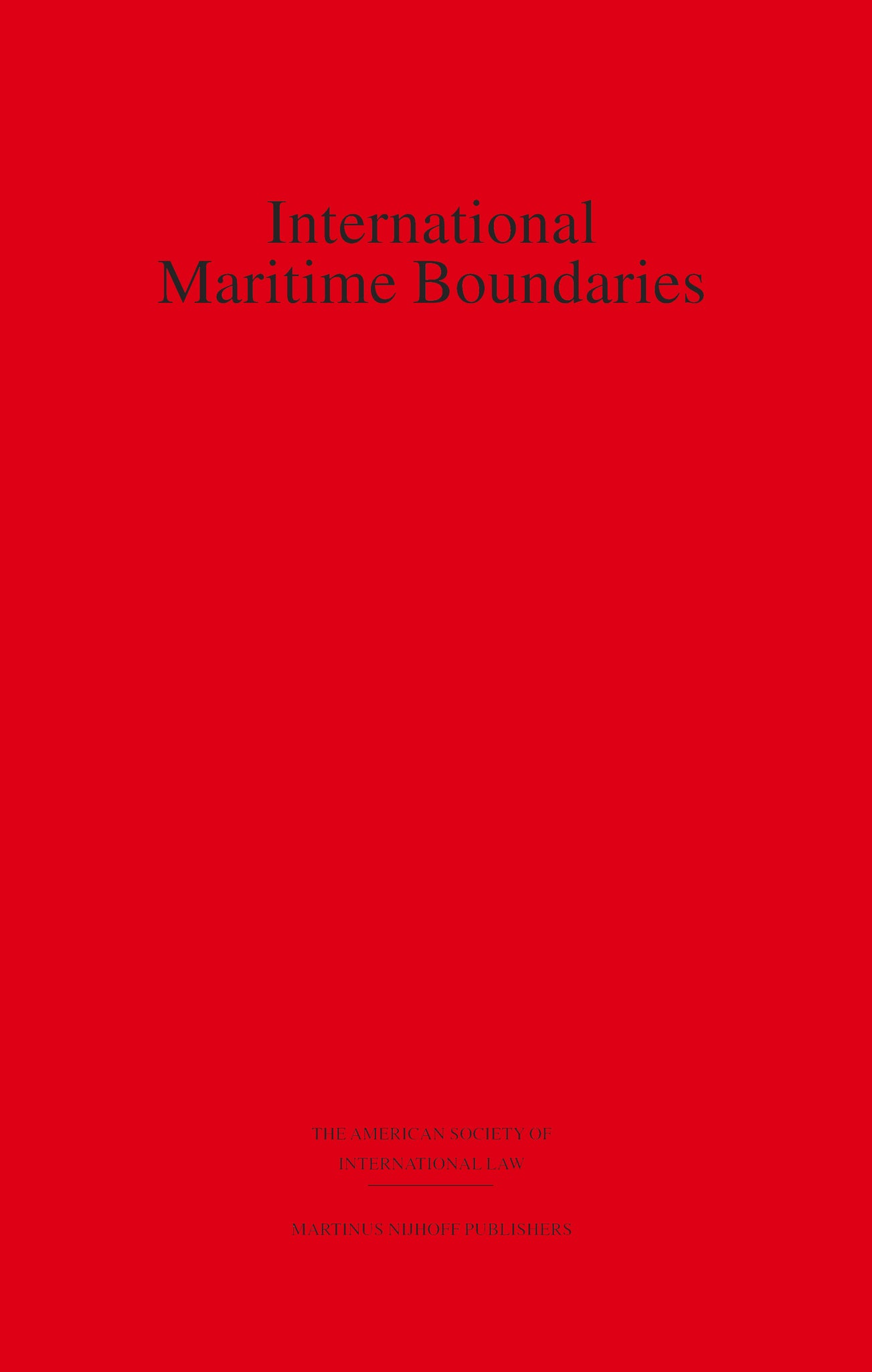 International Maritime Boundaries