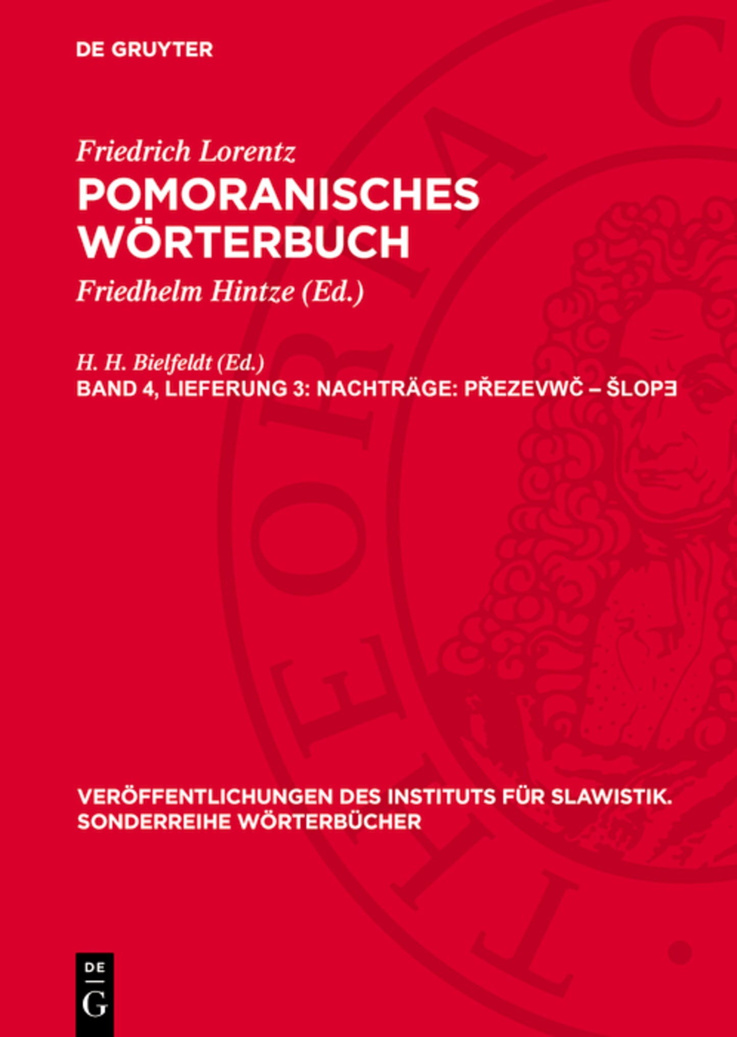 Nachträge: Přezevwč – šlopǝ