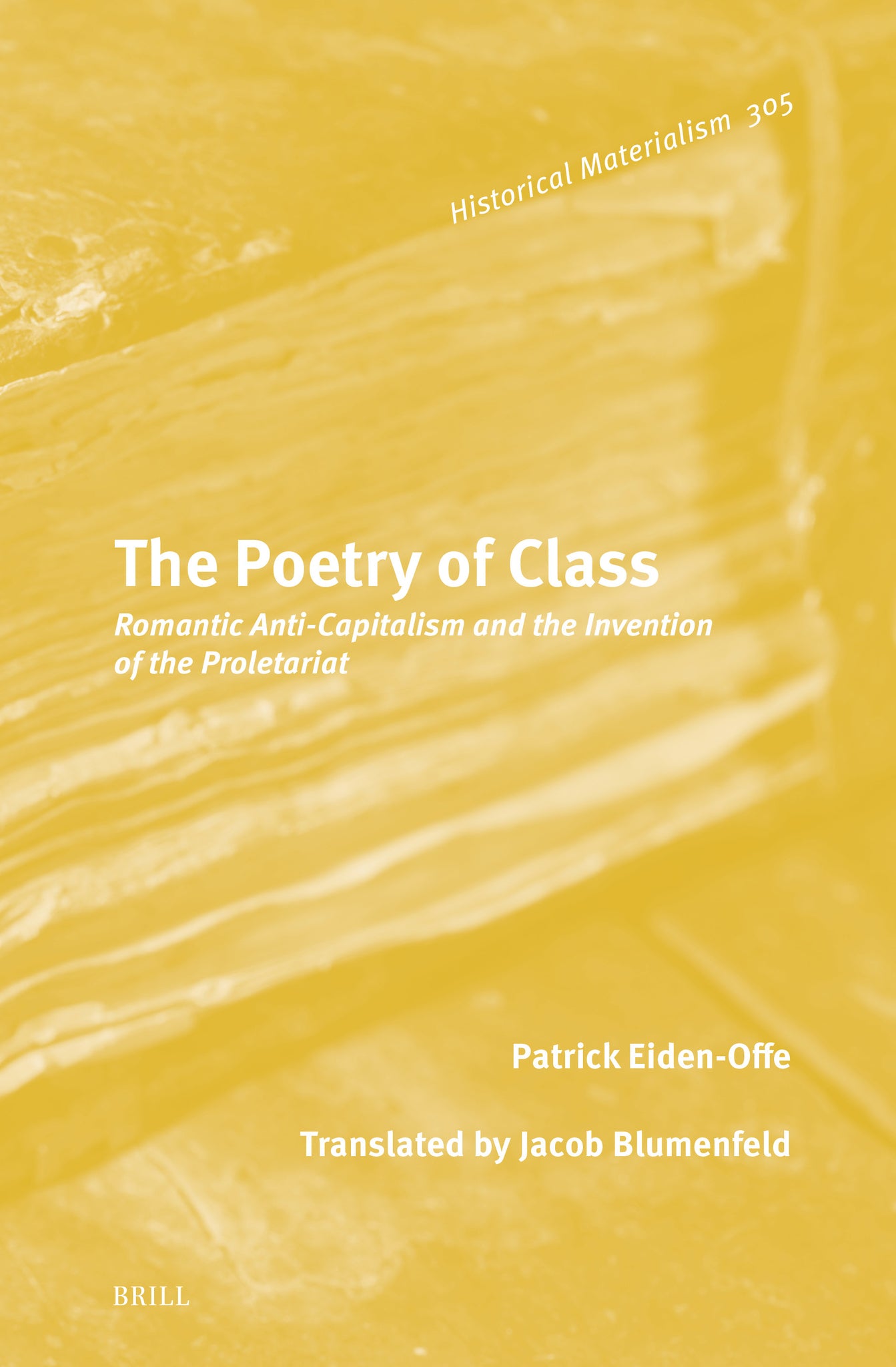 Cover image for The Poetry of Class ISBN 9789004685451