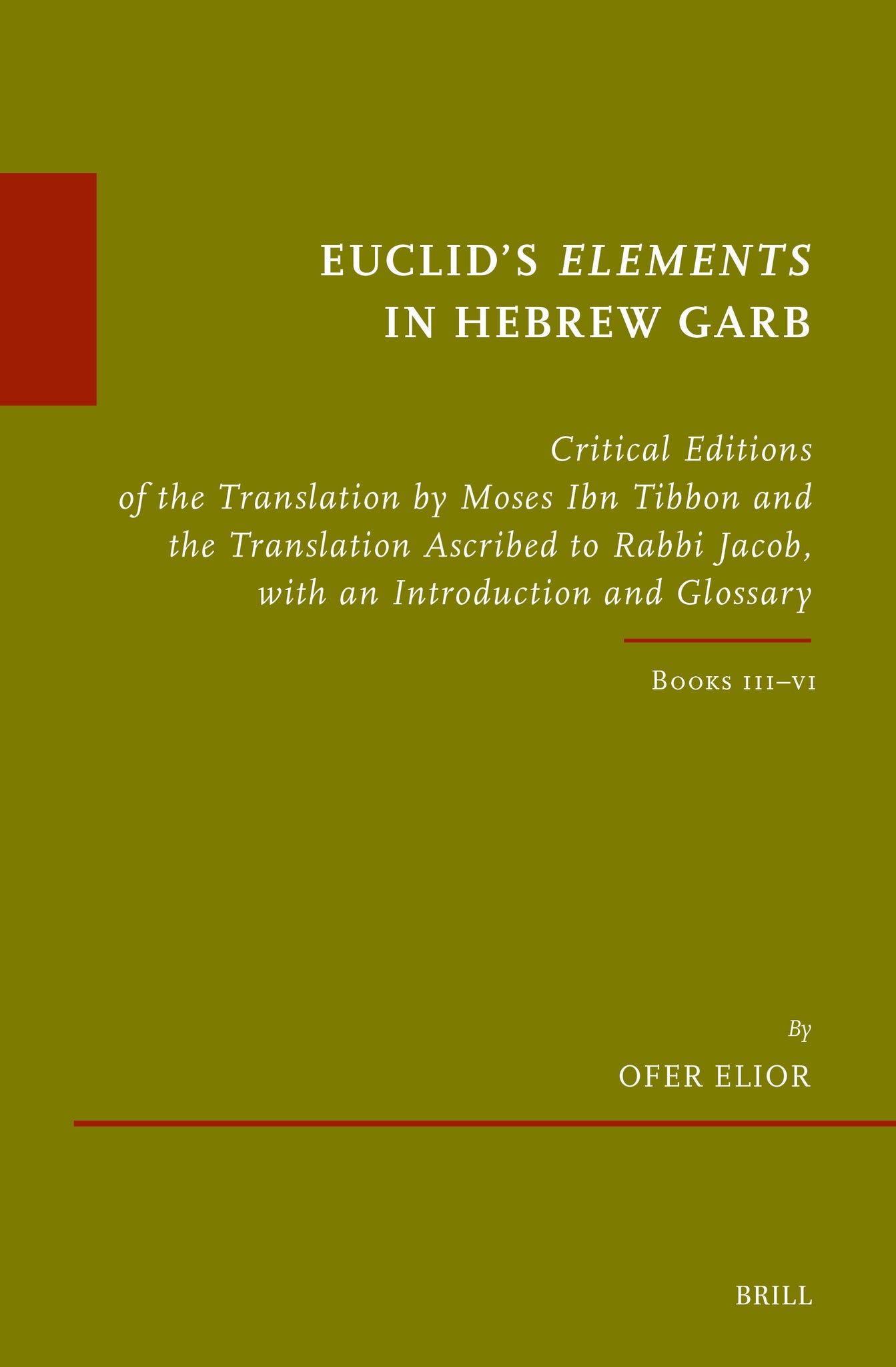Euclid’s Elements in Hebrew Garb