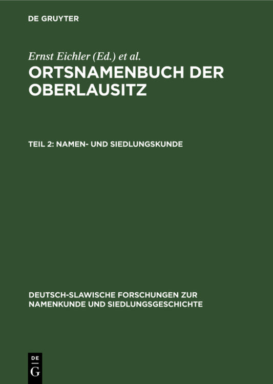 Namen- und Siedlungskunde