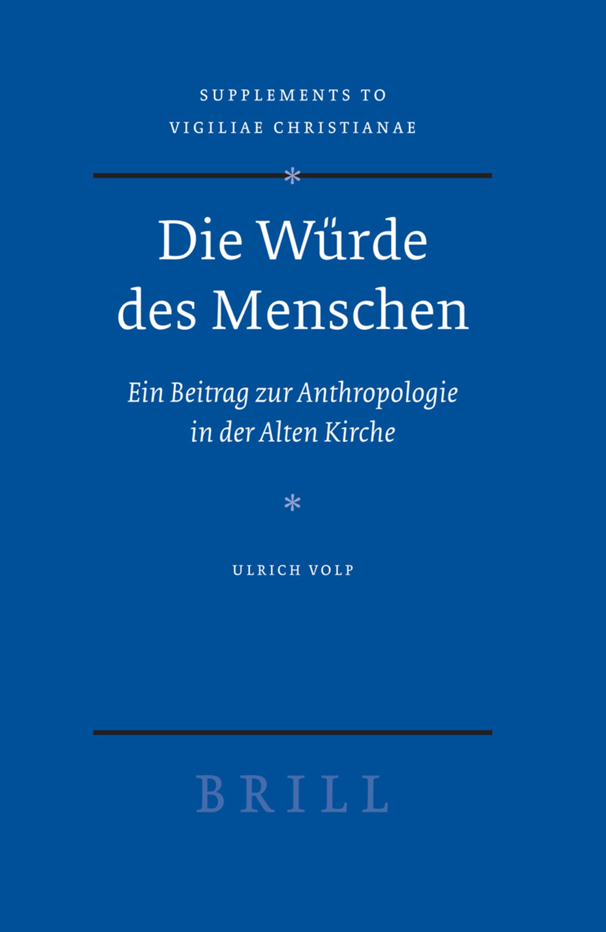 Cover image for Die Würde des Menschen ISBN 9789004154483