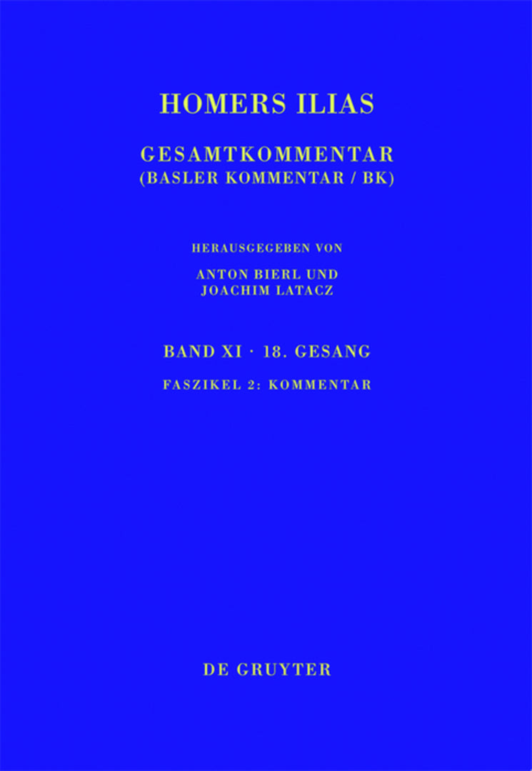 Cover image for Kommentar ISBN 9783110399714