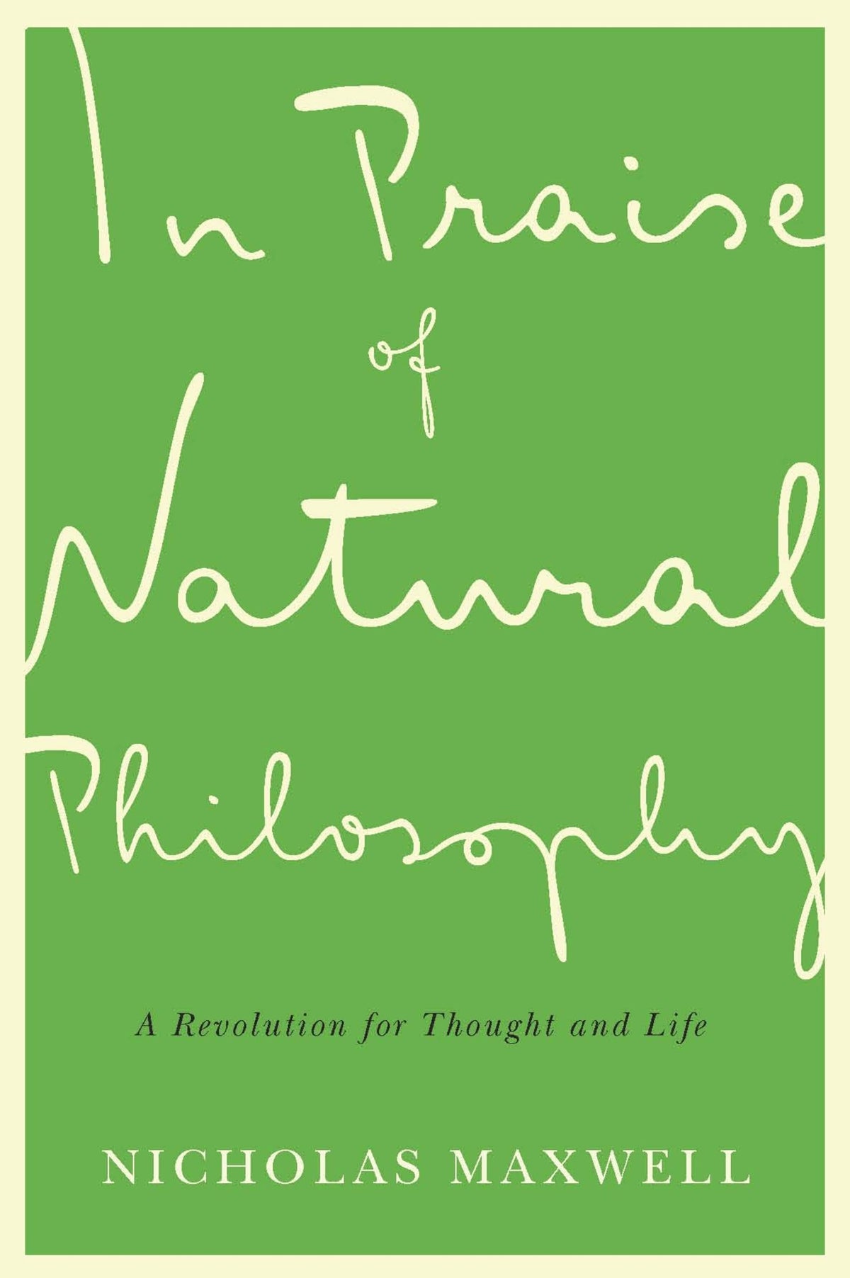 Cover image for In Praise of Natural Philosophy ISBN 9780773549050
