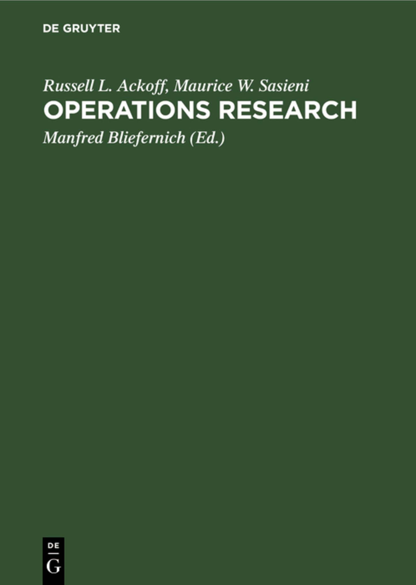 Operations Research