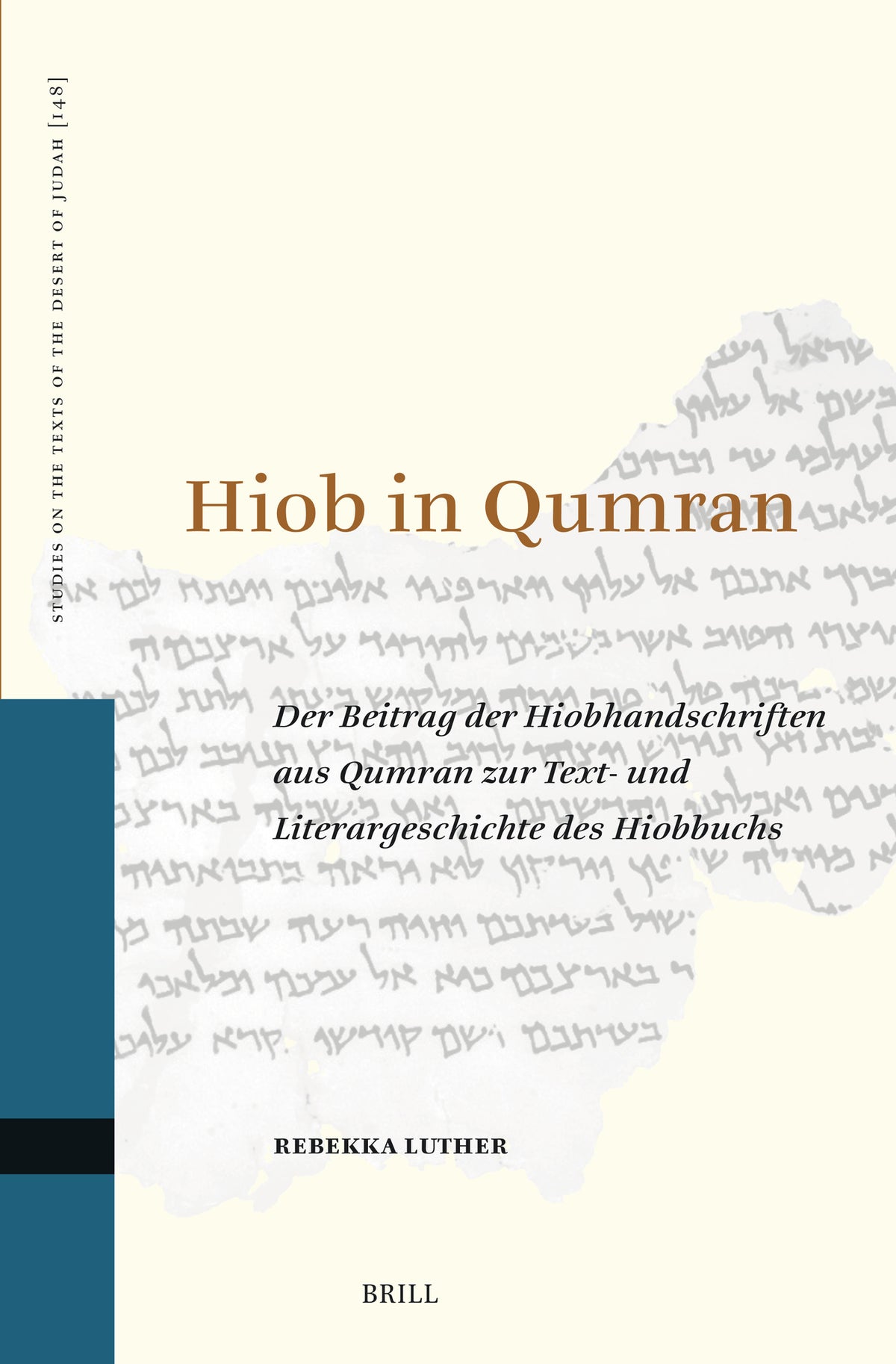 Cover image for Hiob in Qumran ISBN 9789004708815