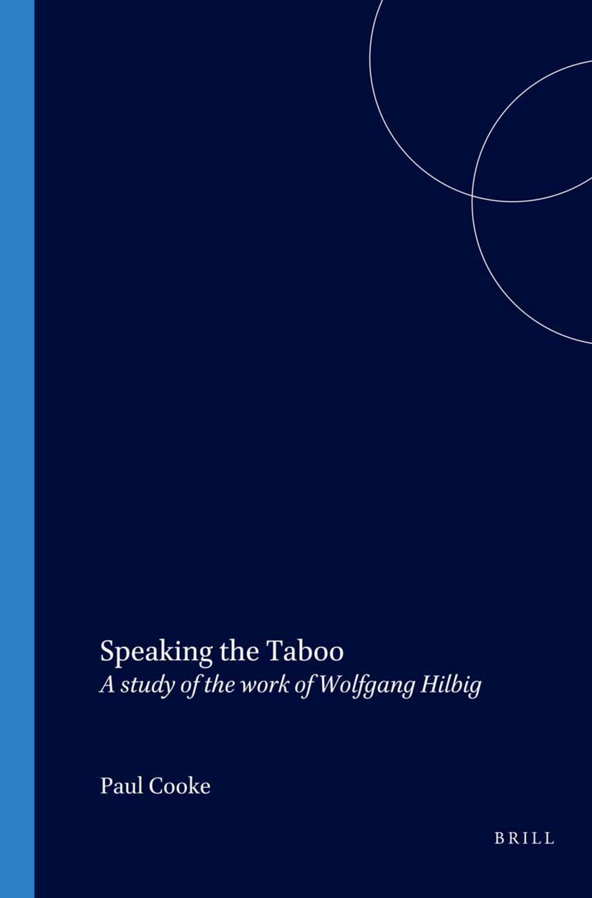 Cover image for Speaking the Taboo ISBN 9789042015425