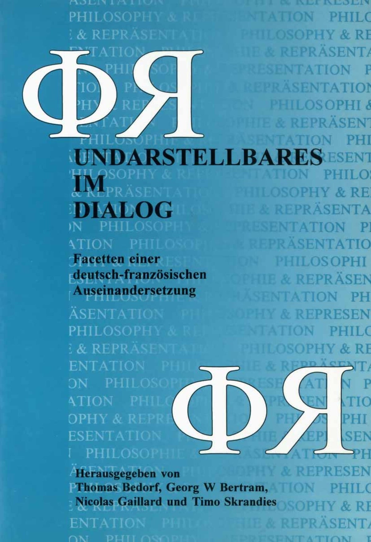 Cover image for Undarstellbares im Dialog ISBN 9789042002739