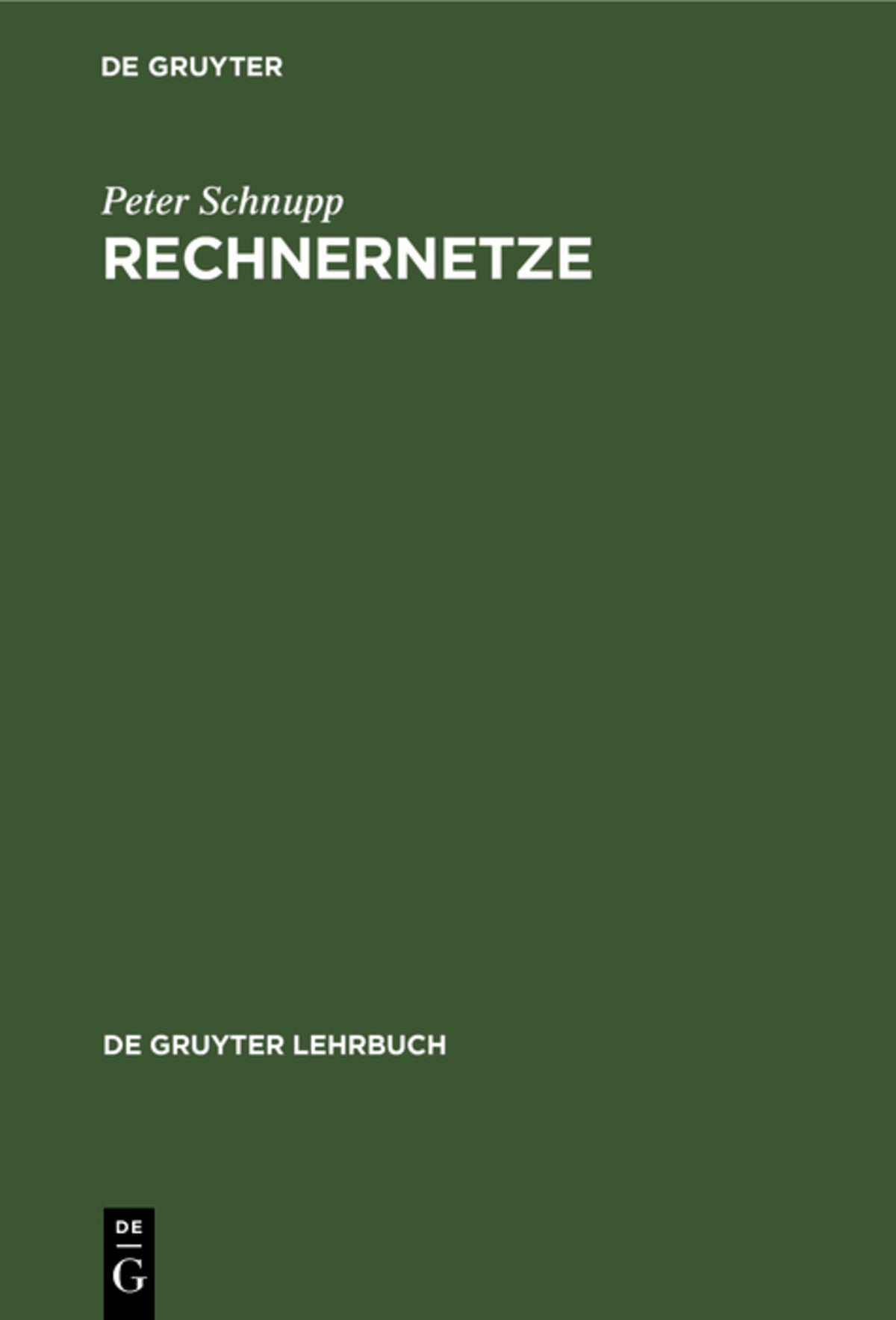 Cover image for Rechnernetze ISBN 9783110089516