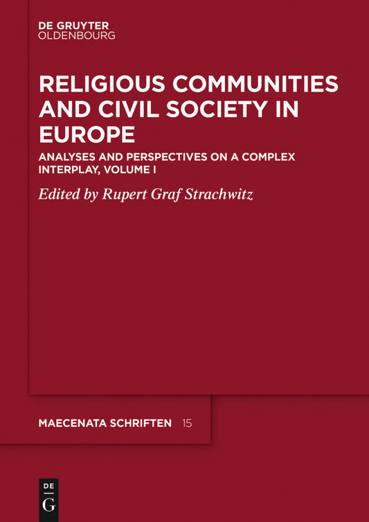Religious Communities and Civil Society in Europe