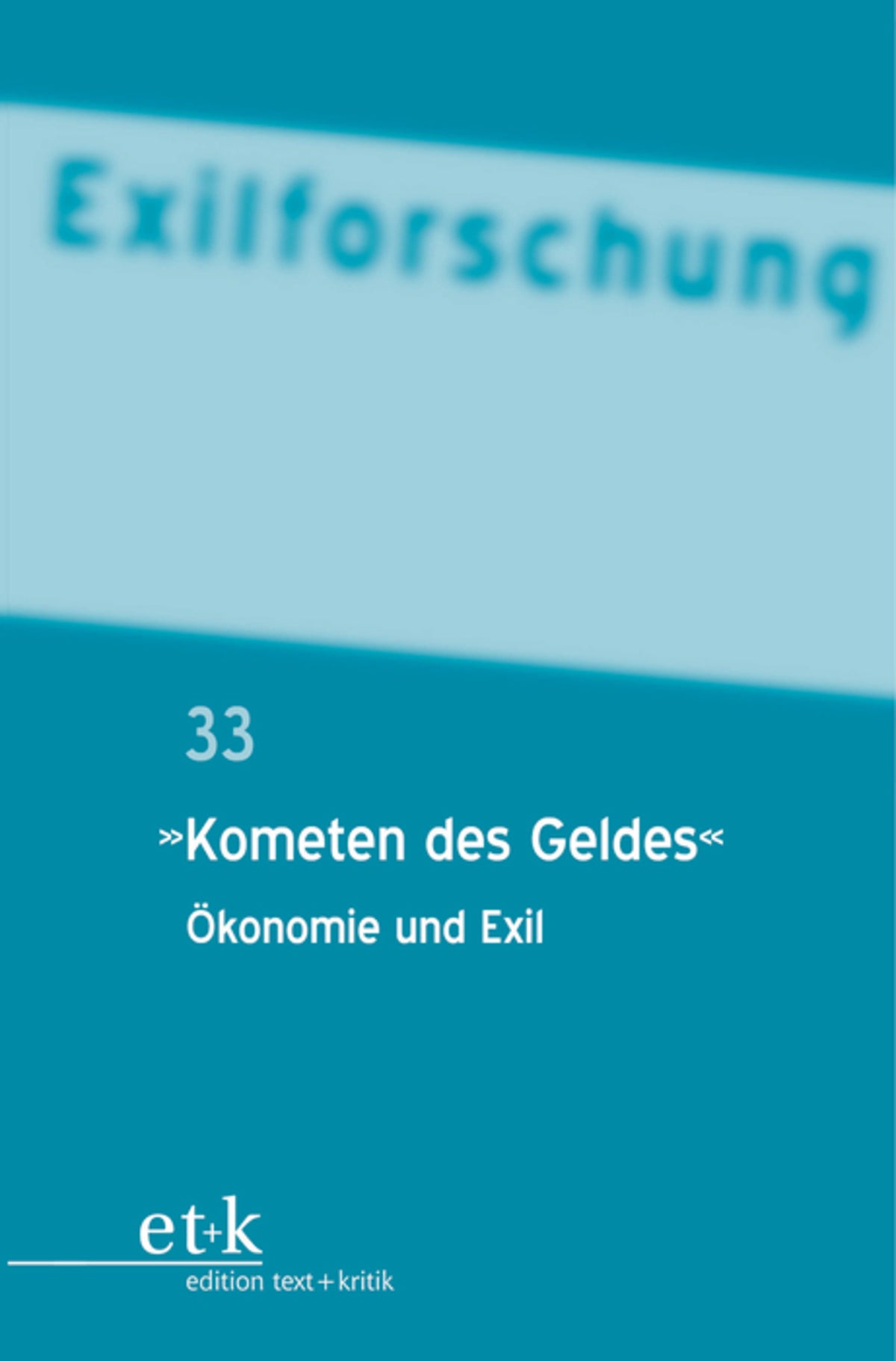 Cover image for "Kometen des Geldes" ISBN 9783110779967