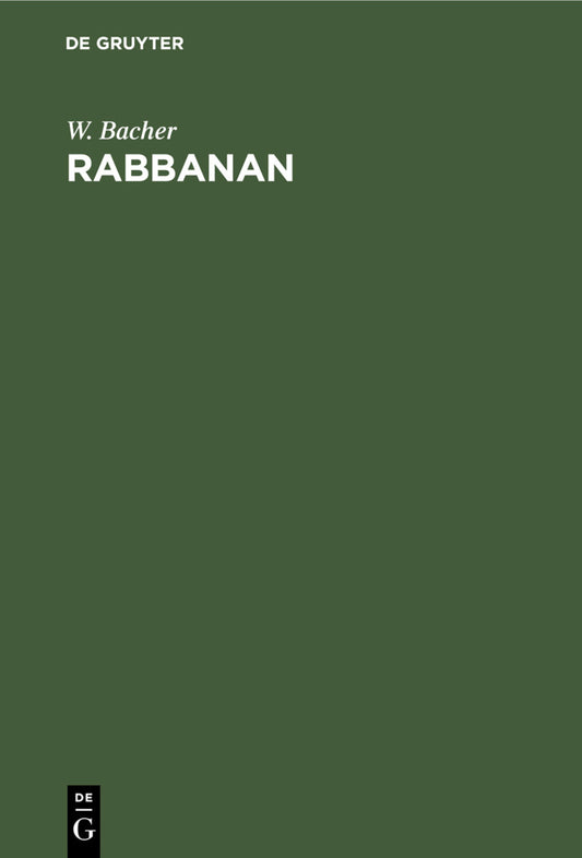 Rabbanan