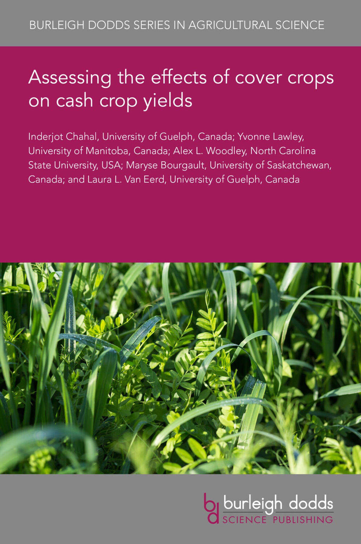 Cover image for Assessing the effects of cover crops on cash crop yields ISBN 9781835457436