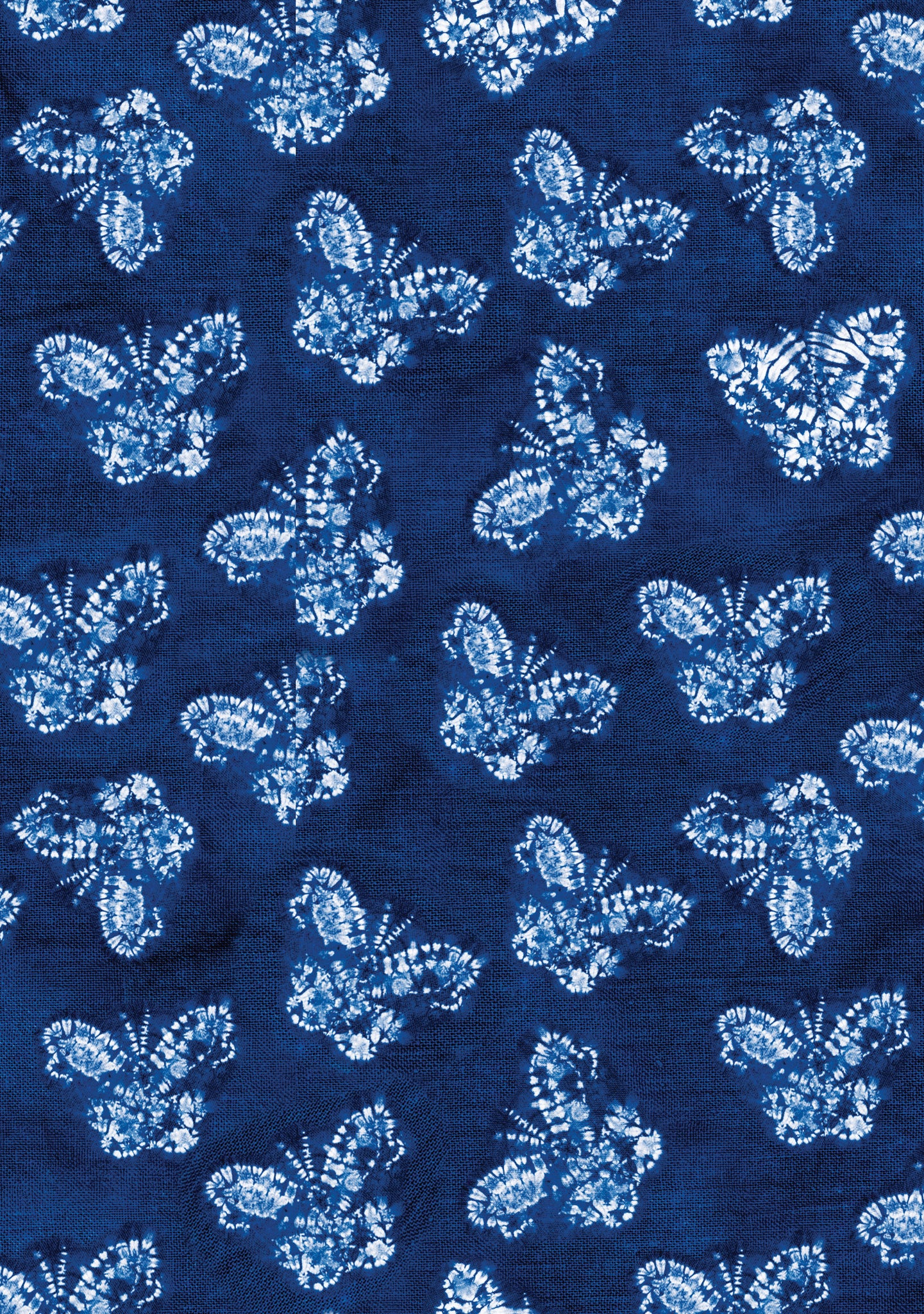 Cover image for Shibori Indigo Butterflies Dotted Paperback Journal ISBN 9780804855693